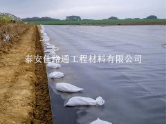 污水處理防滲膜意外破損原因分析